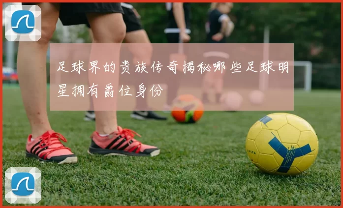 足球界的贵族传奇揭秘哪些足球明星拥有爵位身份