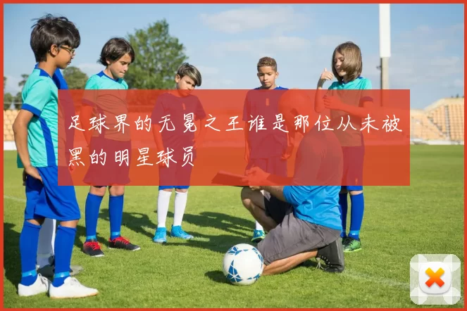 足球界的无冕之王谁是那位从未被黑的明星球员