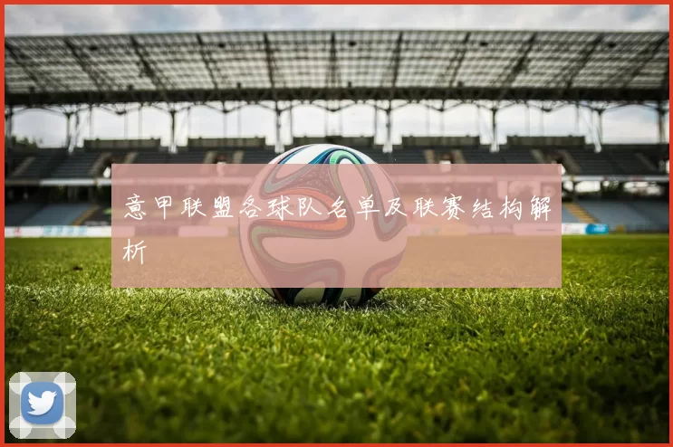 意甲联盟各球队名单及联赛结构解析